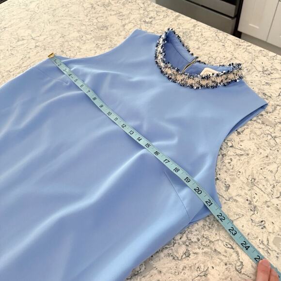 Sail To Sable Shift Dress Women’s XL Crepe Knee Length Sleeveless $198 New NWT - Picture 10 of 16